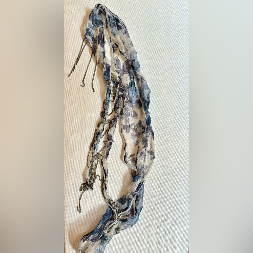 Chan Luu skinny sheer scarf